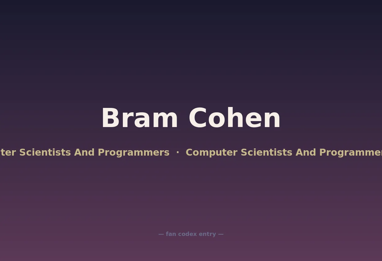 Bram Cohen