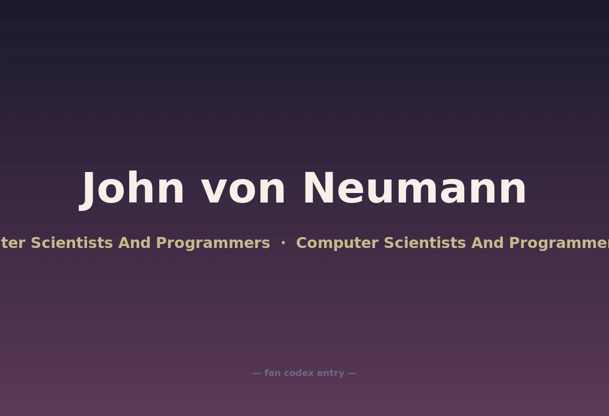 John von Neumann