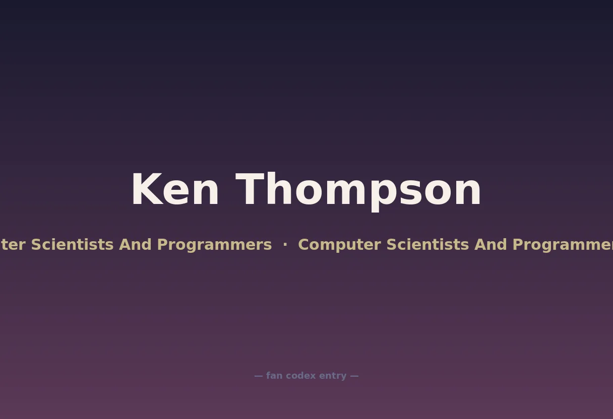Ken Thompson