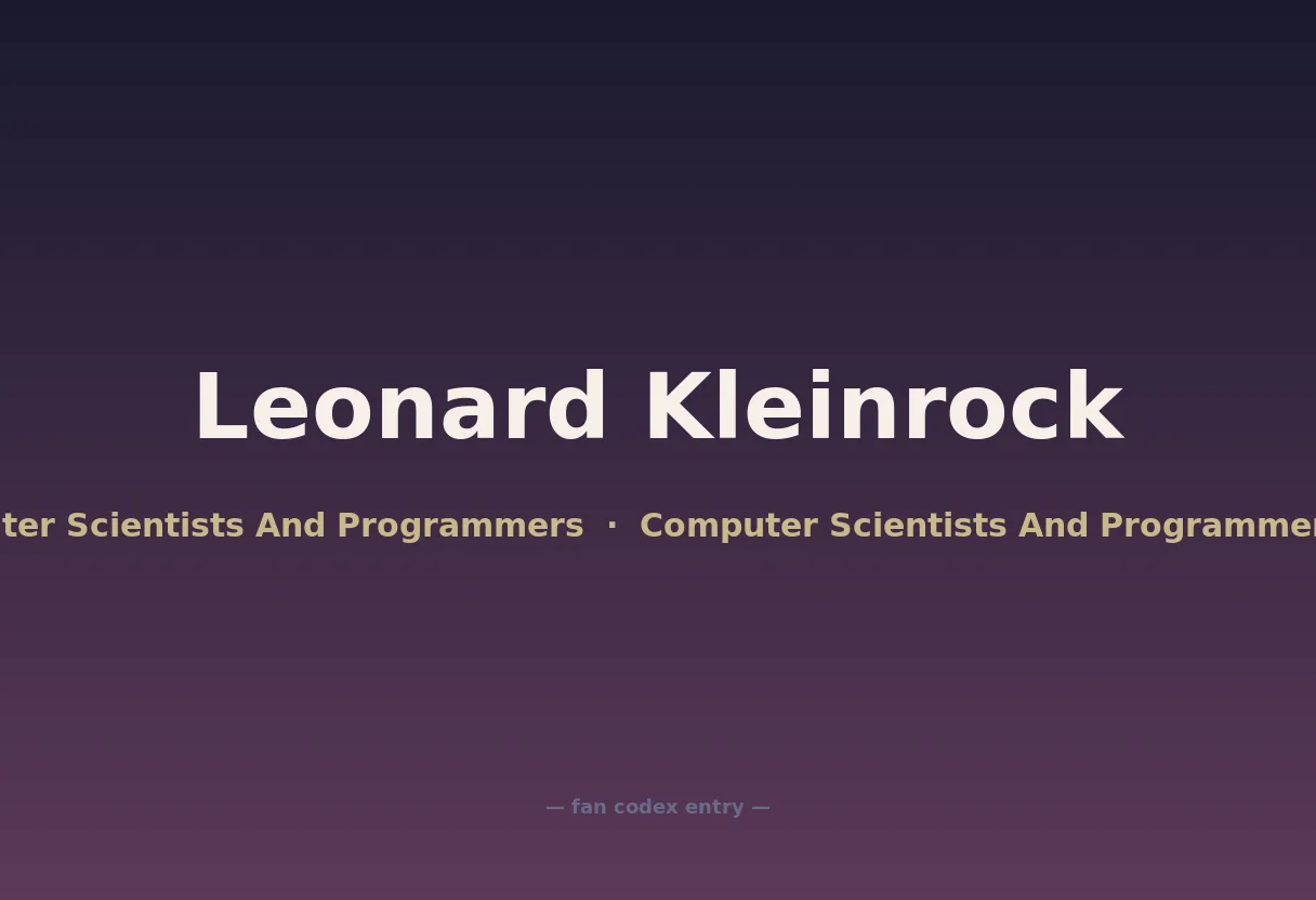 Leonard Kleinrock
